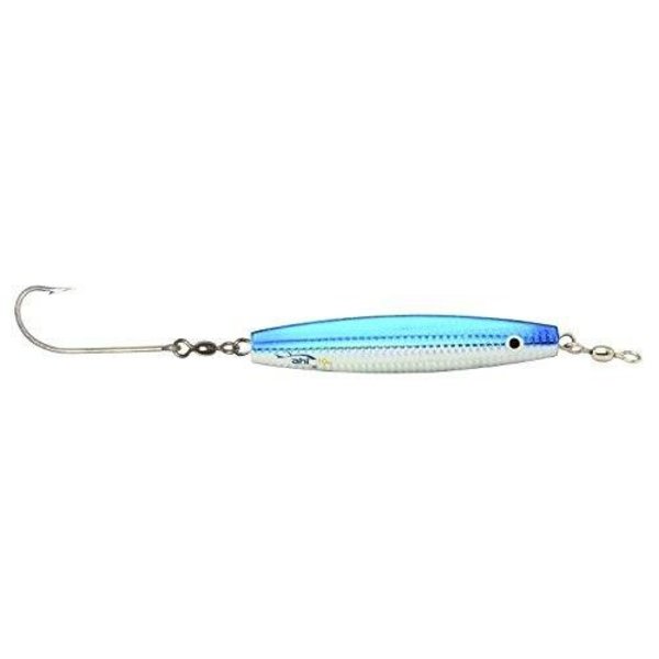 Assault Diamond Jig Single Hook, 6 Oz, Blue Bass